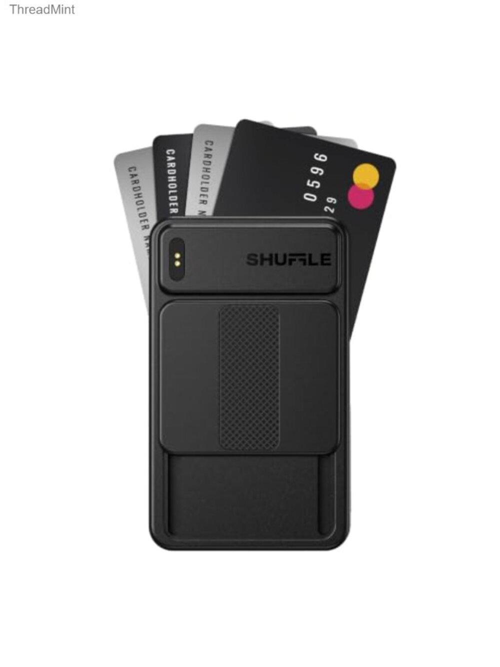 Slim RFID Wallet for Men with Fanning Card Mechanism and Magnetic Snap
